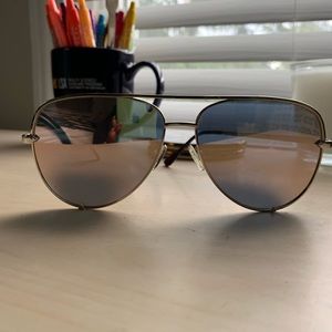 Quay Australia Gold High Key Sunglasses